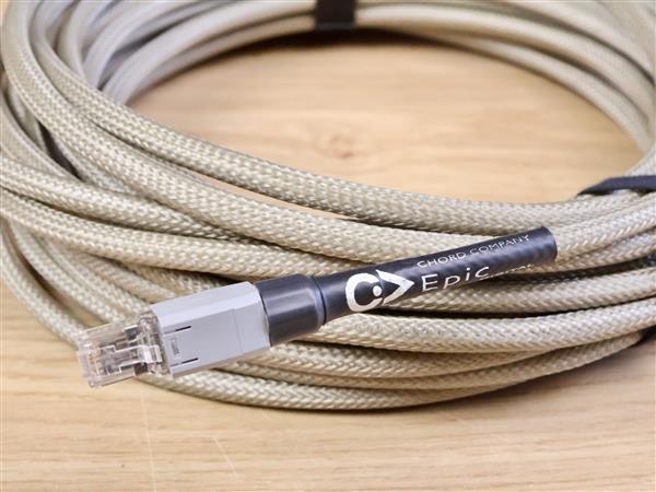 Grote foto chord company epic streaming high end rj e ethernet network cable 15 0 metre audio tv en foto onderdelen en accessoires