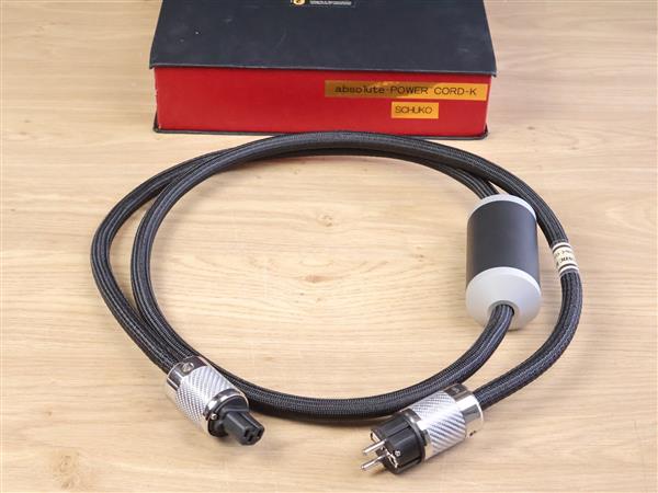 Grote foto acoustic revive absolute k triplec high end audio power cable 2 0 metre audio tv en foto onderdelen en accessoires