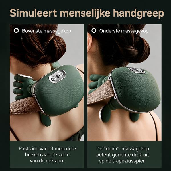 Grote foto slimlogy neck shoulder heatrelax massager nek en schouder massage apparaat diversen overige diversen