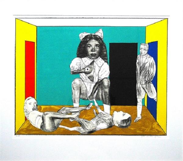 Grote foto pat andrea lanegresse antiek en kunst litho en zeefdrukken