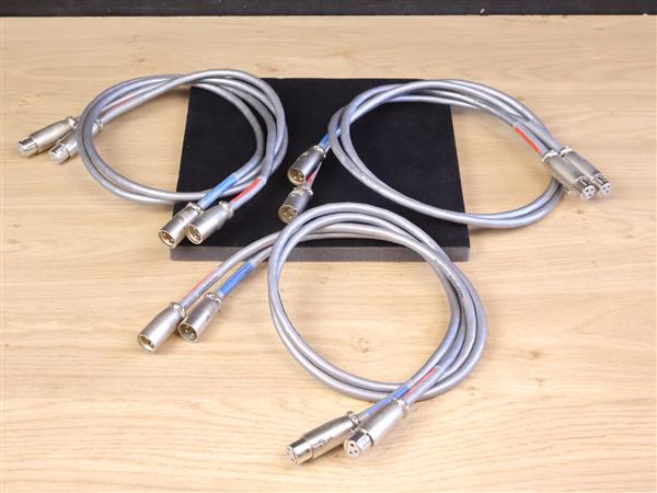 Grote foto burmester silver audio interconnects xlr 1 0 metre 3 pairs available audio tv en foto onderdelen en accessoires