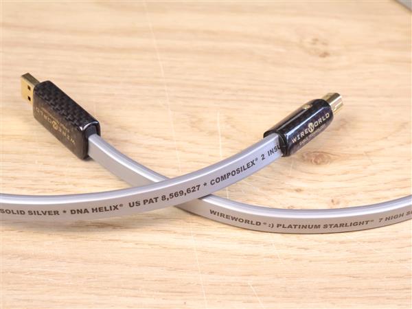 Grote foto wireworld platinum starlight 7 high end audio usb cable 1 0 metre audio tv en foto onderdelen en accessoires