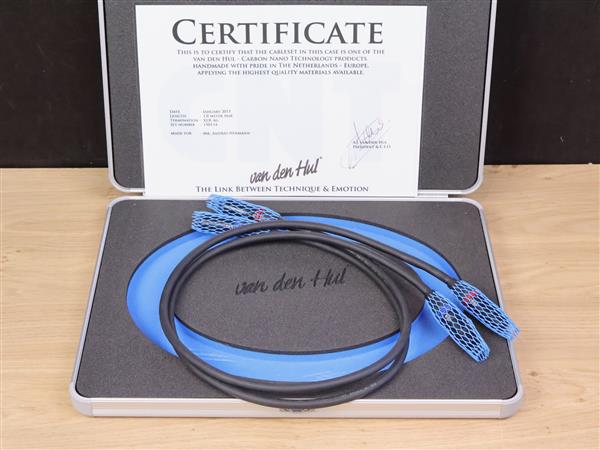 Grote foto van den hul the cnt carbon nano tube high end audio interconnects xlr 1 0 metre audio tv en foto onderdelen en accessoires