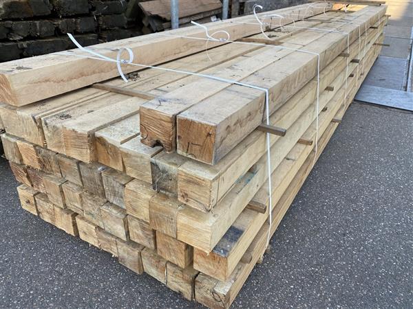 Grote foto 100x100mm frans eikenhout 400 cm lang doe het zelf en verbouw hout en planken