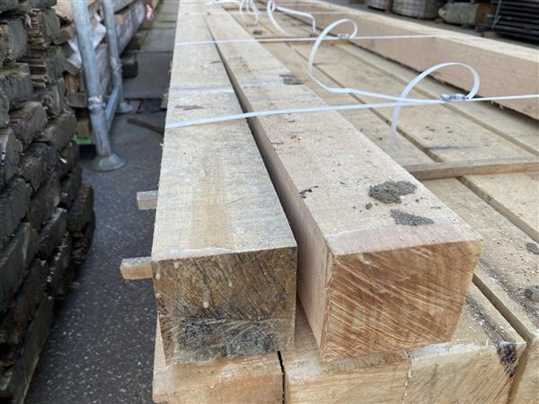 Grote foto 100x100mm frans eikenhout 400 cm lang doe het zelf en verbouw hout en planken