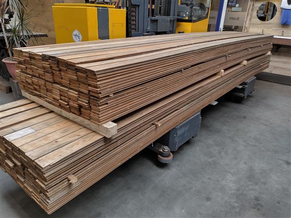Grote foto 16x92mm vuren plafon delen 495cm 120472 doe het zelf en verbouw hout en planken