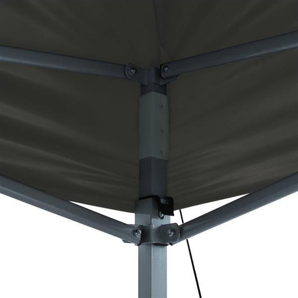 Grote foto vidaxl partytent antraciet 291 x 431 x 315 cm oxford stof tuin en terras overige tuin en terras