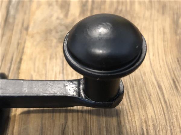 Grote foto schuifslot grendel coria 150 zwart staal. doe het zelf en verbouw materialen en producten