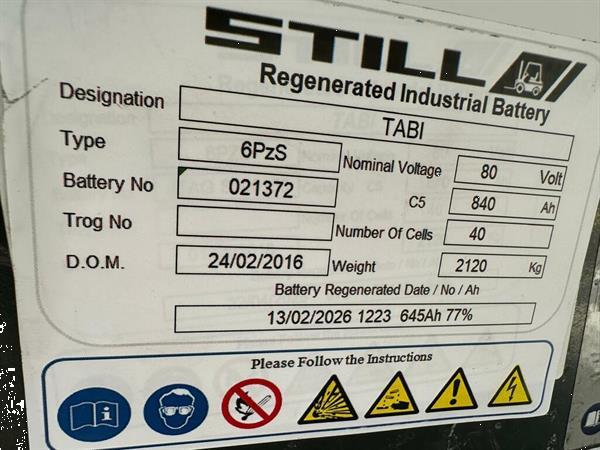Grote foto vs 22895 elektrische triplex heftruck still rx60 40 agrarisch heftrucks