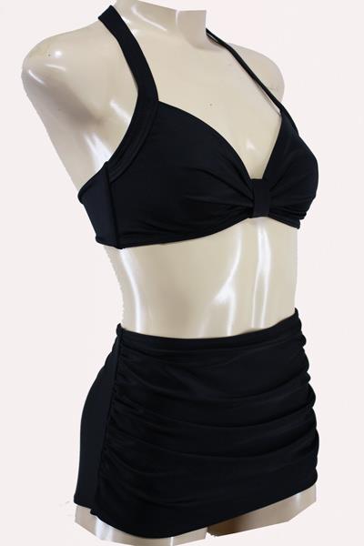 Grote foto aloha beachwear 50 bikini in black. kleding dames badmode en zwemkleding