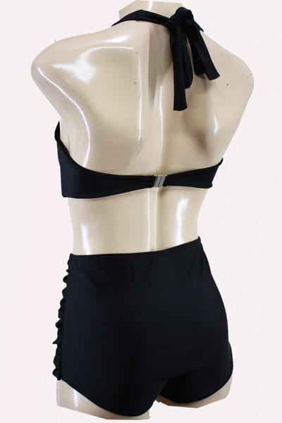 Grote foto aloha beachwear 50 bikini in black. kleding dames badmode en zwemkleding