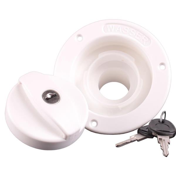 Grote foto watervulopening 40mm met slot wit caravans en kamperen caravan accessoires