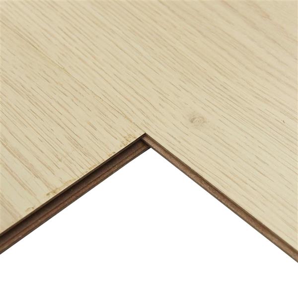 Grote foto vidaxl laminaatvloer 15 pcs zacht beige 101 x 20 x 0 8 cm bewerkt hout doe het zelf en verbouw tegels