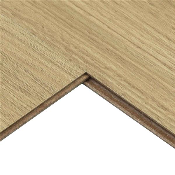 Grote foto vidaxl laminaatvloer 5 pcs zacht cr me 101 x 20 x 0 8 cm bewerkt hout doe het zelf en verbouw tegels