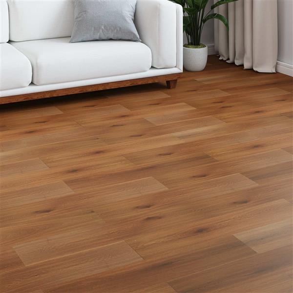 Grote foto vidaxl laminaatvloer 15 pcs goud geel 101 x 20 x 0 8 cm bewerkt hout doe het zelf en verbouw tegels