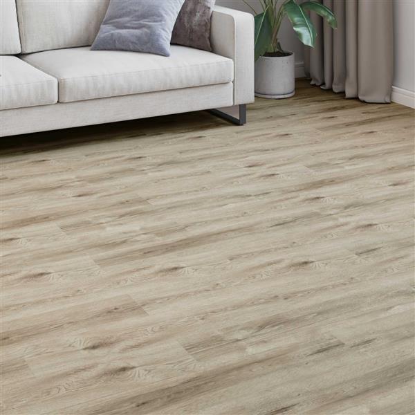 Grote foto vidaxl laminaatvloer 15 pcs wit gewassen bruin 101 x 20 x 0 8 cm doe het zelf en verbouw tegels