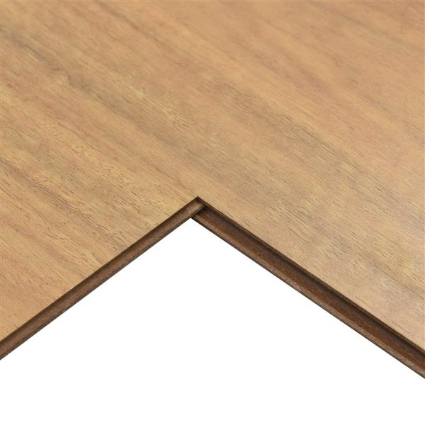 Grote foto vidaxl laminaatvloer 5 pcs donker walnoten 101 x 20 x 0 8 cm doe het zelf en verbouw tegels