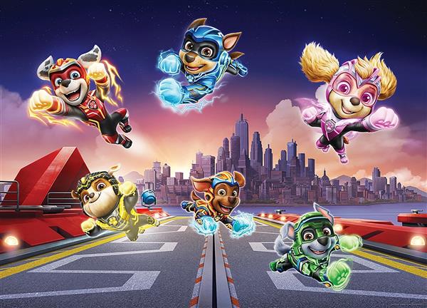 Grote foto paw patrol behang jungle pups fotobehang kinderen en baby inrichting en decoratie