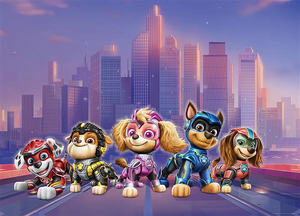 Grote foto paw patrol behang jungle pups fotobehang kinderen en baby inrichting en decoratie