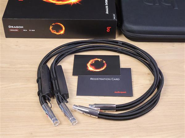 Grote foto audioquest dragon high end silver audio interconnects xlr 1 0 metre audio tv en foto onderdelen en accessoires
