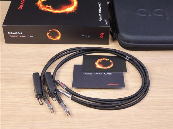 Grote foto audioquest dragon high end silver audio interconnects rca 1 0 metre audio tv en foto onderdelen en accessoires