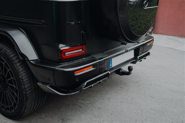 Grote foto dit betreft een mercedes g63 w465 carbon diffuser set np2 auto onderdelen tuning en styling