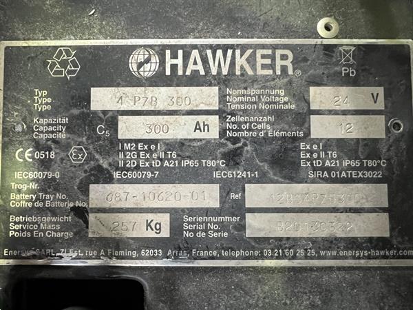 Grote foto swe 120 s atex ex mitrex 2d zone 21 new battery doe het zelf en verbouw hefwerktuigen