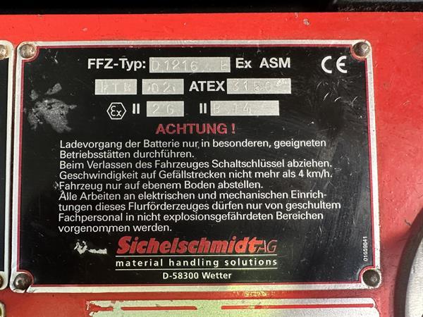 Grote foto d 1216 asm atex ex 2g zone 1 new battery doe het zelf en verbouw hefwerktuigen