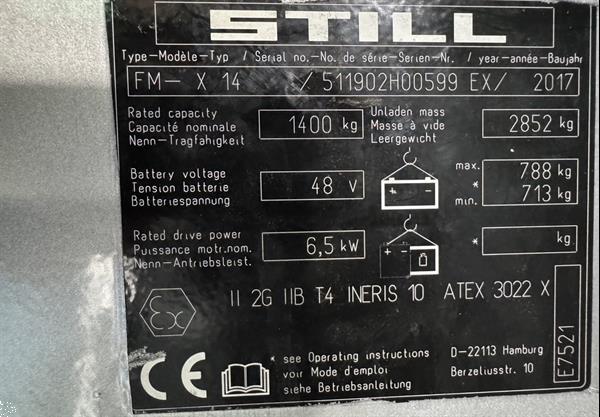 Grote foto fm x 14 atex ex miretti 2g zone 1 triplex ffl doe het zelf en verbouw hefwerktuigen