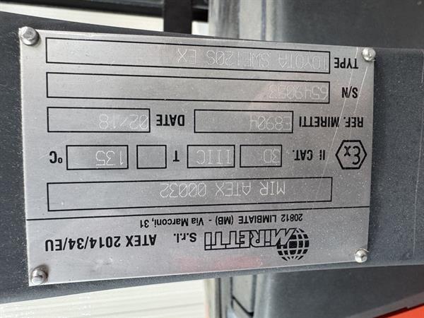 Grote foto swe 120 s demo atex ex miretti 3d zone 22 doe het zelf en verbouw hefwerktuigen