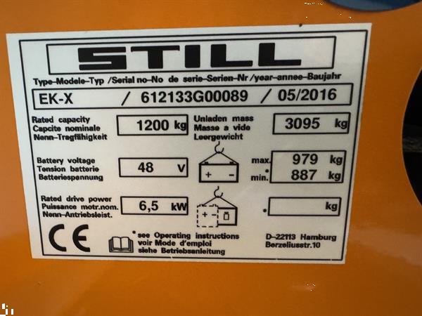 Grote foto ek x 48 wire guidance double steering triplex ffl doe het zelf en verbouw hefwerktuigen