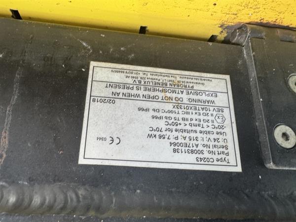 Grote foto p 3.0 atex ex pyroban 2g zone 1 new battery doe het zelf en verbouw hefwerktuigen