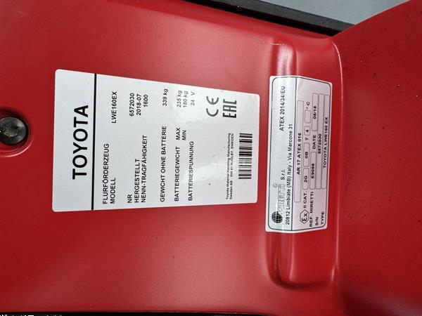 Grote foto lwe 160 atex ex miretti 2g zone 1 new battery doe het zelf en verbouw hefwerktuigen