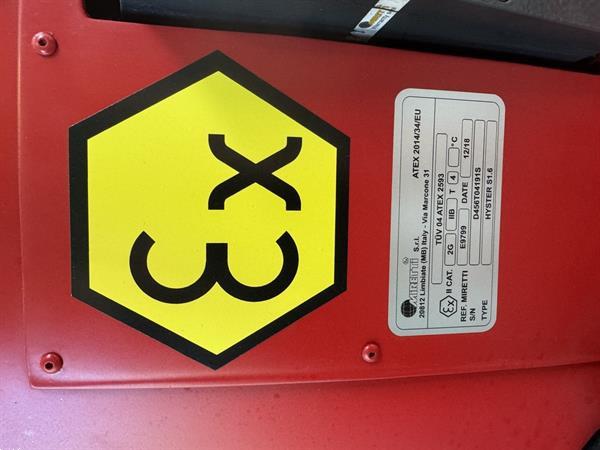 Grote foto s 1.6 i demo atex ex miretti 2g zone 1 new battery doe het zelf en verbouw hefwerktuigen
