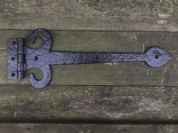 Grote foto een set hengen mat zwart vervaardigd uit smeedijzer doe het zelf en verbouw materialen en producten