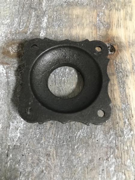 Grote foto rozet antiek ijzer voor deurklink of knop doe het zelf en verbouw materialen en producten