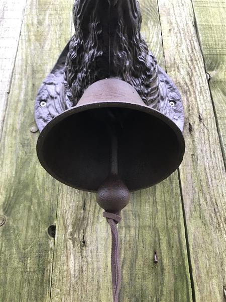 Grote foto deurbel in de vorm van een adelaar zwaar gietijzer doe het zelf en verbouw materialen en producten
