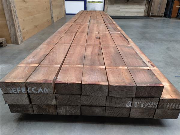 Grote foto 8x15 cm hard hout ruw 550cm doe het zelf en verbouw hout en planken