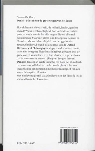 Grote foto simon blackburn denk boeken studieboeken