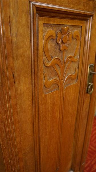 Grote foto antiek muziek jugendstil kastje boekenkastje antiek en kunst kasten