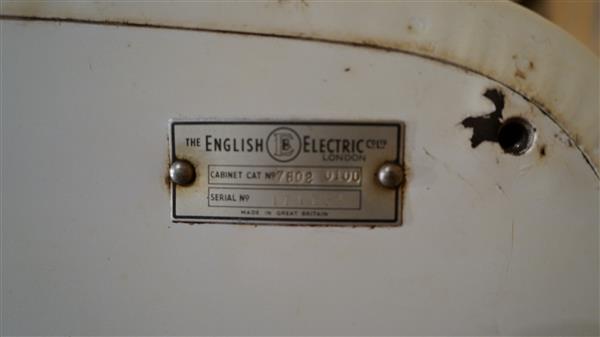 Grote foto retro bolle vintage koelkast ijskast english art antiek en kunst keukenbenodigdheden