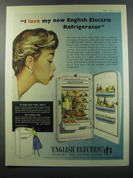 Grote foto retro bolle vintage koelkast ijskast english art antiek en kunst keukenbenodigdheden