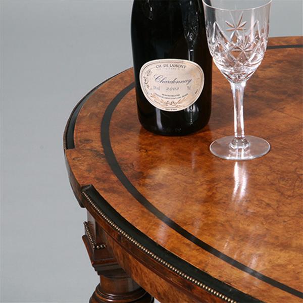 Grote foto schitterende salontafel originele hoogte met ebbenhouten biezen en brons ca 1850 no.412030 antiek en kunst stoelen en banken