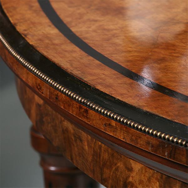 Grote foto schitterende salontafel originele hoogte met ebbenhouten biezen en brons ca 1850 no.412030 antiek en kunst stoelen en banken