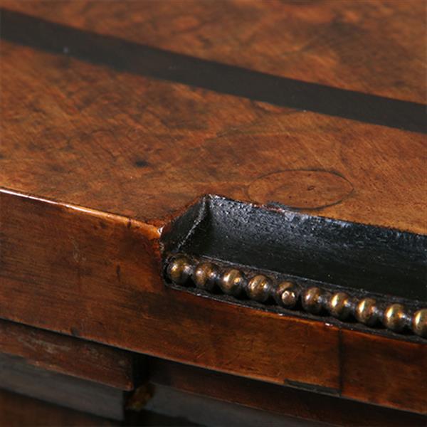 Grote foto schitterende salontafel originele hoogte met ebbenhouten biezen en brons ca 1850 no.412030 antiek en kunst stoelen en banken