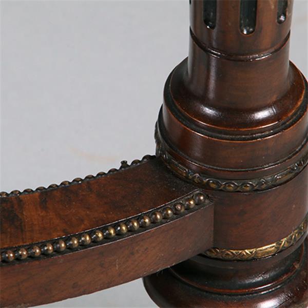 Grote foto schitterende salontafel originele hoogte met ebbenhouten biezen en brons ca 1850 no.412030 antiek en kunst stoelen en banken