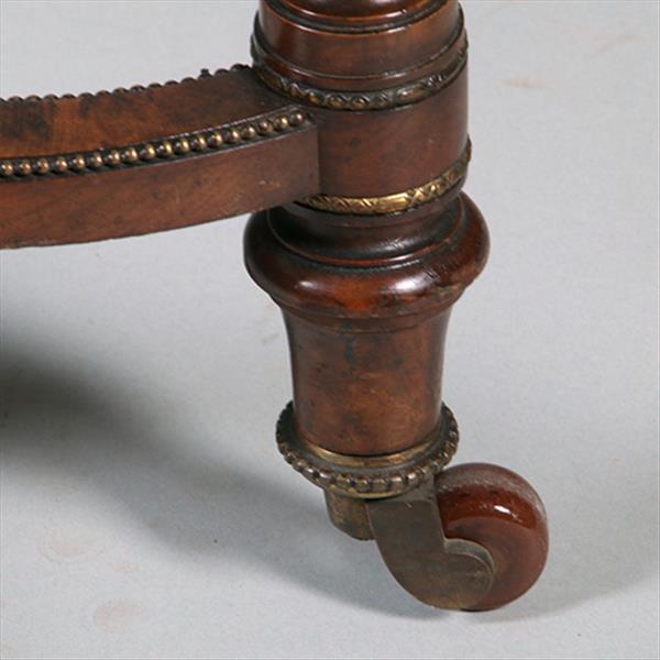 Grote foto schitterende salontafel originele hoogte met ebbenhouten biezen en brons ca 1850 no.412030 antiek en kunst stoelen en banken