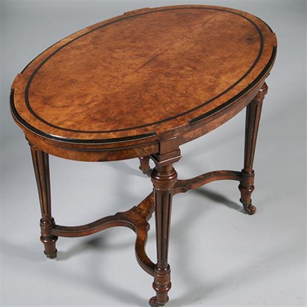 Grote foto schitterende salontafel originele hoogte met ebbenhouten biezen en brons ca 1850 no.412030 antiek en kunst stoelen en banken