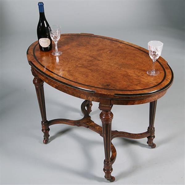 Grote foto schitterende salontafel originele hoogte met ebbenhouten biezen en brons ca 1850 no.412030 antiek en kunst stoelen en banken