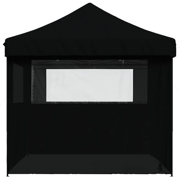 Grote foto vidaxl partytent zwart 279 x 410 x 315 cm oxford stof tuin en terras overige tuin en terras